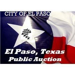 City of El Paso Vehicles listed below