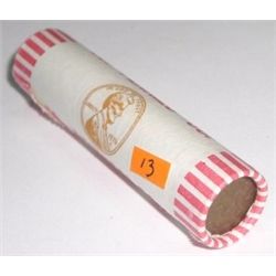 ROLL OF 1964-D UNC PENNIES *RARE UNC ROLL* PENNIES 50 TOTAL *ROLL CAME OUT OF SAFE DEPOSIT BOX*!!