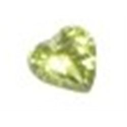 .70 CARAT *LARGE-MINED IN ARIZONA* PERIDOT HEART SHAPE CUT/FACETED & POLISHED!!