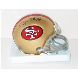SIGNED-Joe Montana 49er's Mini Helmet Gridiron COA
