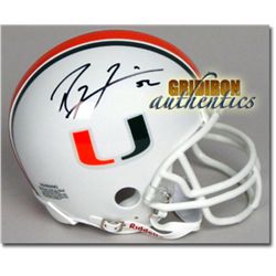 Signed-Ray Lewis Mini Helmet w/COA