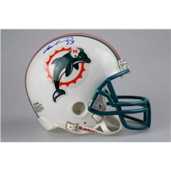 SIGNED-Dan Marino Miami Dolphins Mini Helmet COA