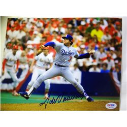 SIGNED-Fernando Valenzuela PSA/DNA 8x10 Photo