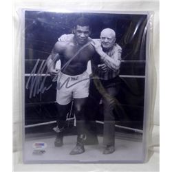 SIGNED-Mike Tyson & Cus D'Amato  8x10 PSA/DNA