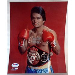 SIGNED-Roberto Duran 8x10 PSA/DNA COA