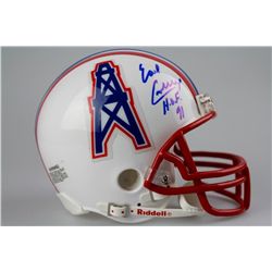 SIGNED-Earl Campbell Houston Oilers Mini Helmet