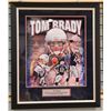 Image 1 : UnSigned-Tom Brady Custom Frame and Matte