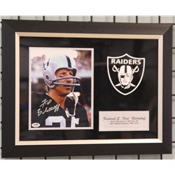 Signed-Fred Biletnikoff In Custom Frame w/COA