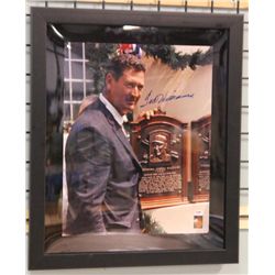 SIGNED-Ted Williams Custom Photo Frame Matte w/COA