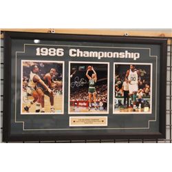 SIGNED-Celtics, Bird, Johnson, Parrish w/COA