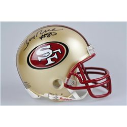 SIGNED-Jerry Rice Mini Helmet 49ers w/COA