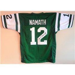 SIGNED-Joe Namath Jets Custom Jersey 2 COAs