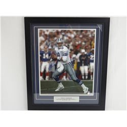 Signed-Troy Aikman Cowboys QB Custom w/COA