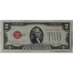$2 1928-G United States Note AU-Unc Cond