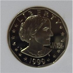 1999-P Susan B. Anthony  Dollar TAS