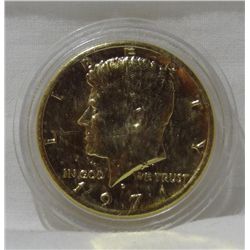 1971-D Kennedy Half "Gold Plated"