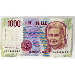 1990 1000 Lire from ITALY
