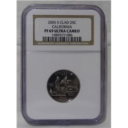 2005-S Clad Quarter NGC certified PF69 Ultra Cameo