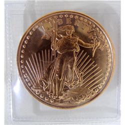 2012 Copper 1oz. St Gaudens Round MS70