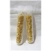 Image 1 : 2 Large Vials 24k Gold Flakes