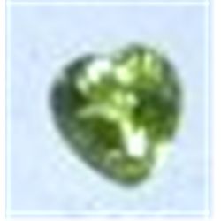 .85 CARAT PERIDOT HEART SHAPE CUT & FACETED *MINED IN ARIZONA!! GEMSTONE CAME OUT OF SAFE!!
