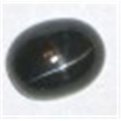4.65 CARAT BLACK STAR SAPPHIRE *BEAUTIFUL STAR NICE STONE*!! GEMSTONE CAME OUT OF SAFE!!