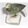 GEMSTONE BEAUTIFUL BIRD!! THIS BIRD IS ALL HANCARVED MADE OF DIFFERENT GEMSTONES INCLUDING ONYX!!
