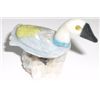 Image 1 : GEMSTONE BEAUTIFUL DUCK!! THIS DUCK IS ALL HANCARVED MADE OF DIFFERENT GEMSTONES INCLUDING ONYX!!