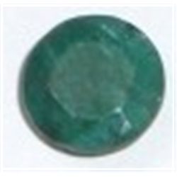 7.35 CARAT *HUGE* EMERALD *BEUATIFUL ROUND CUT/FACETED & POLISHED PRECIOUS GEMSTONE*!!