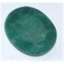 6.25 CARAT *HUGE* EMERALD *BEUATIFUL OVAL CUT/FACETED & POLISHED PRECIOUS GEMSTONE*!!