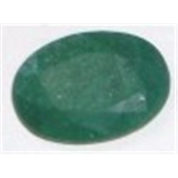 8.20 CARAT *HUGE* EMERALD *BEUATIFUL OVAL CUT/FACETED & POLISHED PRECIOUS GEMSTONE*!!