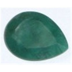 10.50 CARAT *HUGE* EMERALD *BEUATIFUL PEAR CUT/FACETED & POLISHED PRECIOUS GEMSTONE*!!