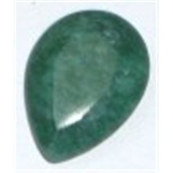 10.85 CARAT *HUGE* EMERALD *BEUATIFUL PEAR CUT/FACETED & POLISHED PRECIOUS GEMSTONE*!!
