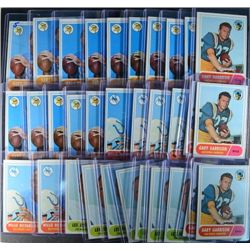 These are all 1968 Topps football rookie cards EX or better many  NMI-MT or