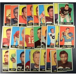 27  EXMINT 1961 Topps football:#10-12-17-29-31-33-34-62-72-97-98-100