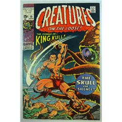 CREATURES on the Loose! KING KULL  Marvel Comic Book