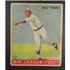 Image 1 : 1933 Goudey baseball card #20  BILL TERRY VG Book value $900