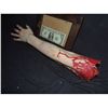 Image 1 : SEVERED BLOODY ARM WITH HAND AND GORE AT STUMP 7 URETHANE LATEX OR POLY FOAM