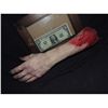 Image 1 : SEVERED BLOODY ARM WITH HAND AND GORE AT STUMP 10 URETHANE LATEX OR POLY FOAM