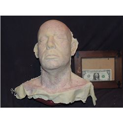 SEVERED COMPLETE HEAD WITH GORE 13 URETHANE LATEX OR POLY FOAM