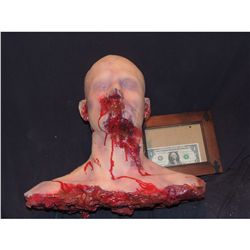 SEVERED COMPLETE HEAD WITH GORE 21 URETHANE LATEX OR POLY FOAM