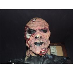 TORTURED ROTTEN ZOMBIE 8 SILICONE FULL HEAD MASK WITH ZIPPER ENCLOSURE IN REAR