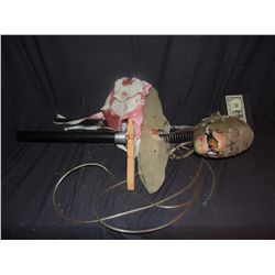 ANIMATRONIC PUKING BLOOD PUPPET WITH EXCELLENT NECK AND JAW ACTION