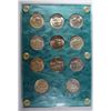Image 2 : BU  11 coin WARTIME silver nickel set est $80-$85