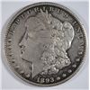 Image 1 : 1893CC  Morgan $  VF scratches reverse  est $275-$300