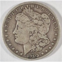 1903S  Morgan $  F/VF  est $110-$120