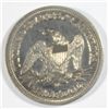 Image 2 : 1847O  Seated Liberty half $ all original color  VF  est $80-$90