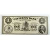 Image 1 : $1  Remainder note  CITIZENS BANK of LOUISIANA