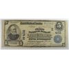 Image 2 : 1902 $5 National Currency FNB PORT CHESTER NY  PMG10 est $150-$175