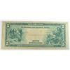 Image 2 : 1914 $5 Federal Reserve NOTE  fine  est $60-$65